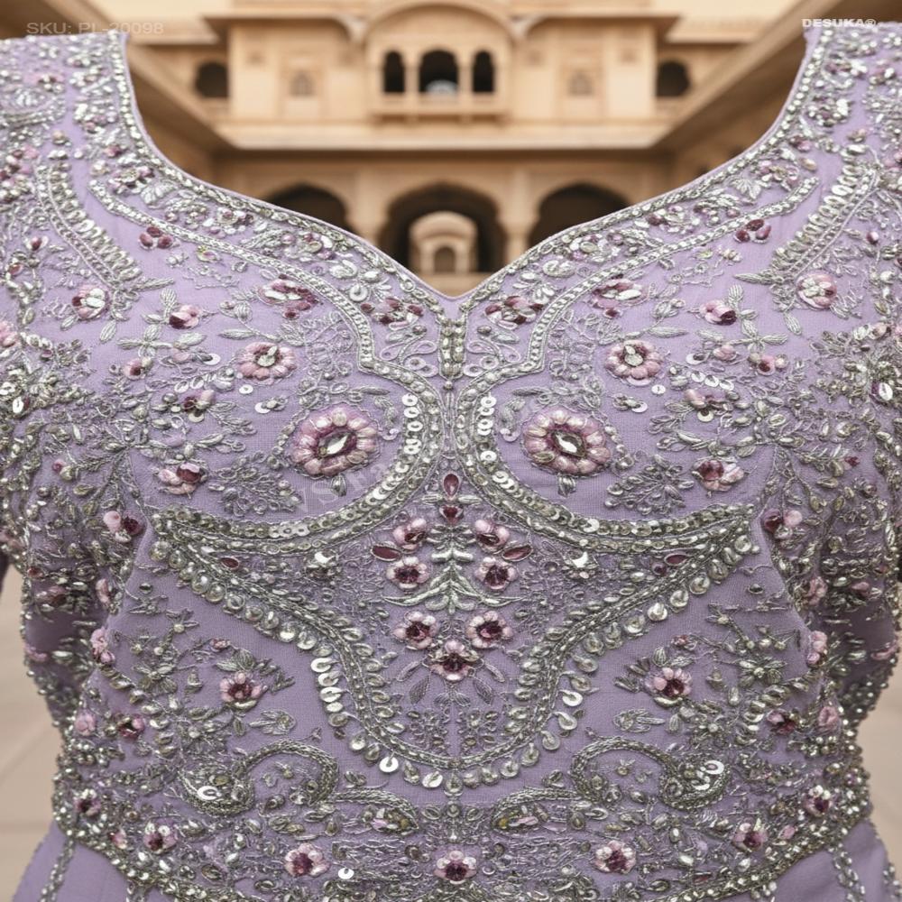 PL-20098_Indo Western Palazzo Suit