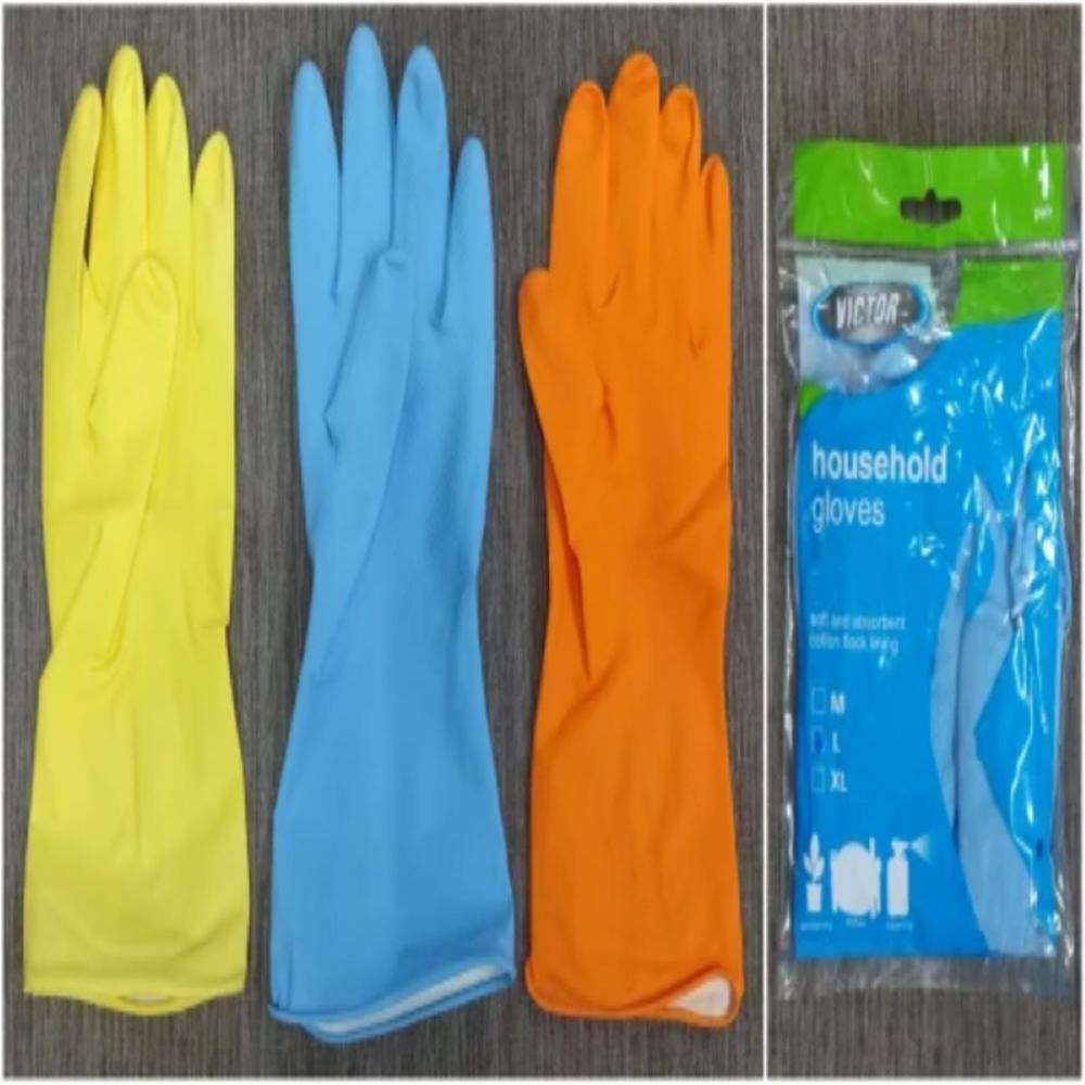 Victor House Hold Rubber Hand Gloves