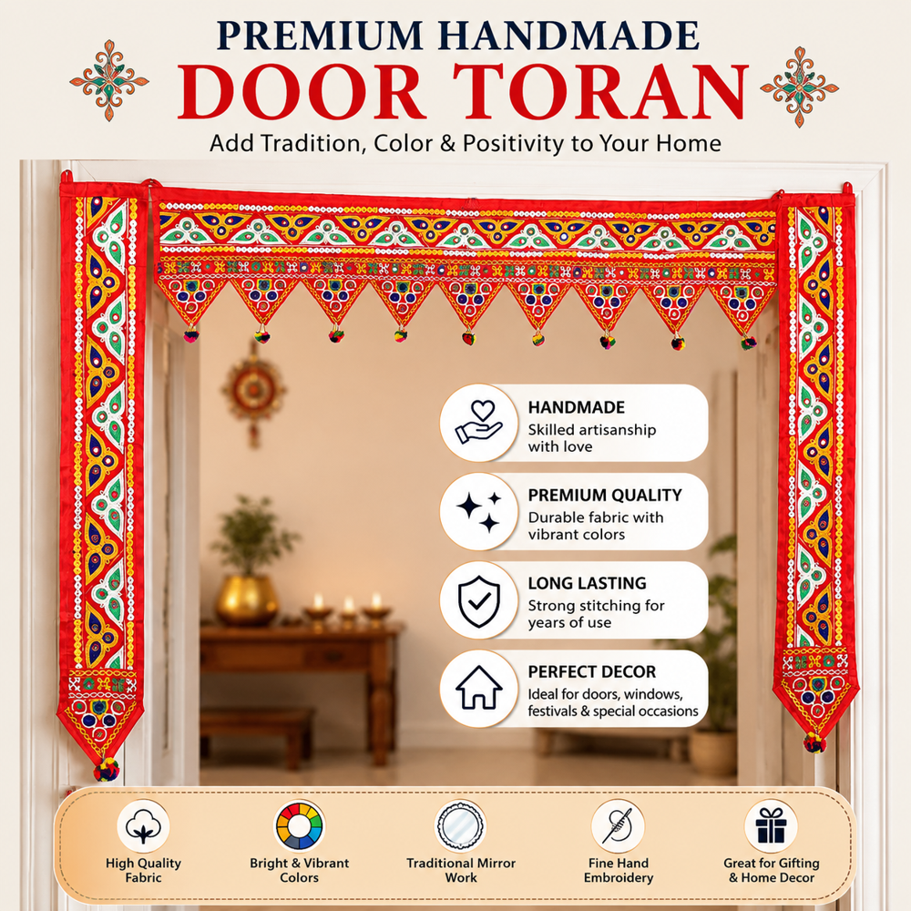 KRISHNA HANDLOOM Bandhanwar for Mandir Decor B 20