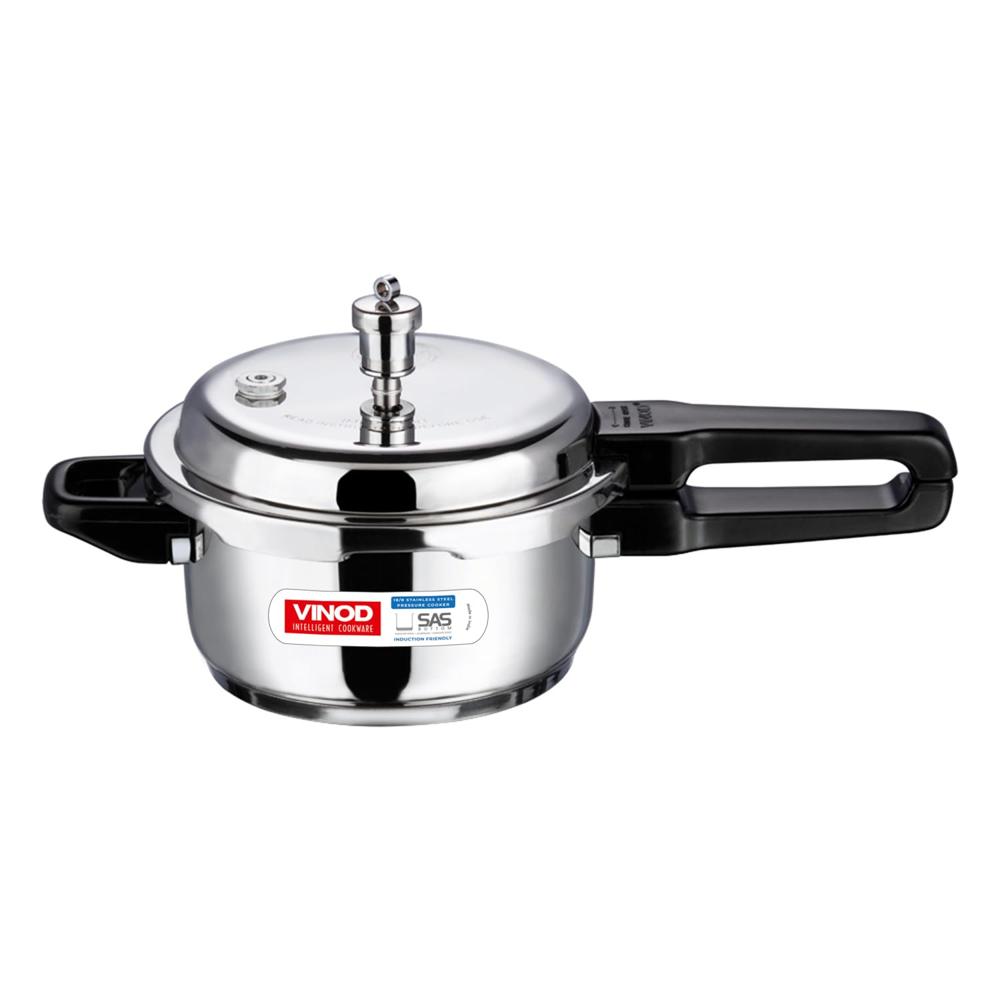 Stainless Steel Outer Lid Pressure Cooker 2 Litre