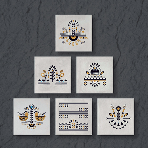 6X6cm Artisqua 50097 Designer Tiles