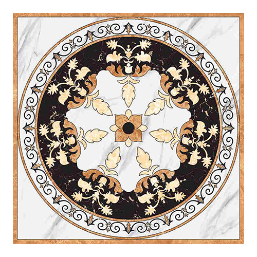 600X600mm CR-8006 Highgloss Rangoli Designer Tile