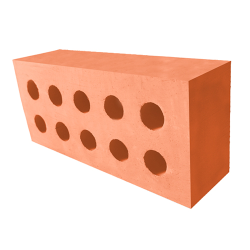 9X4 Inch 10 Hole Round Brick Tile