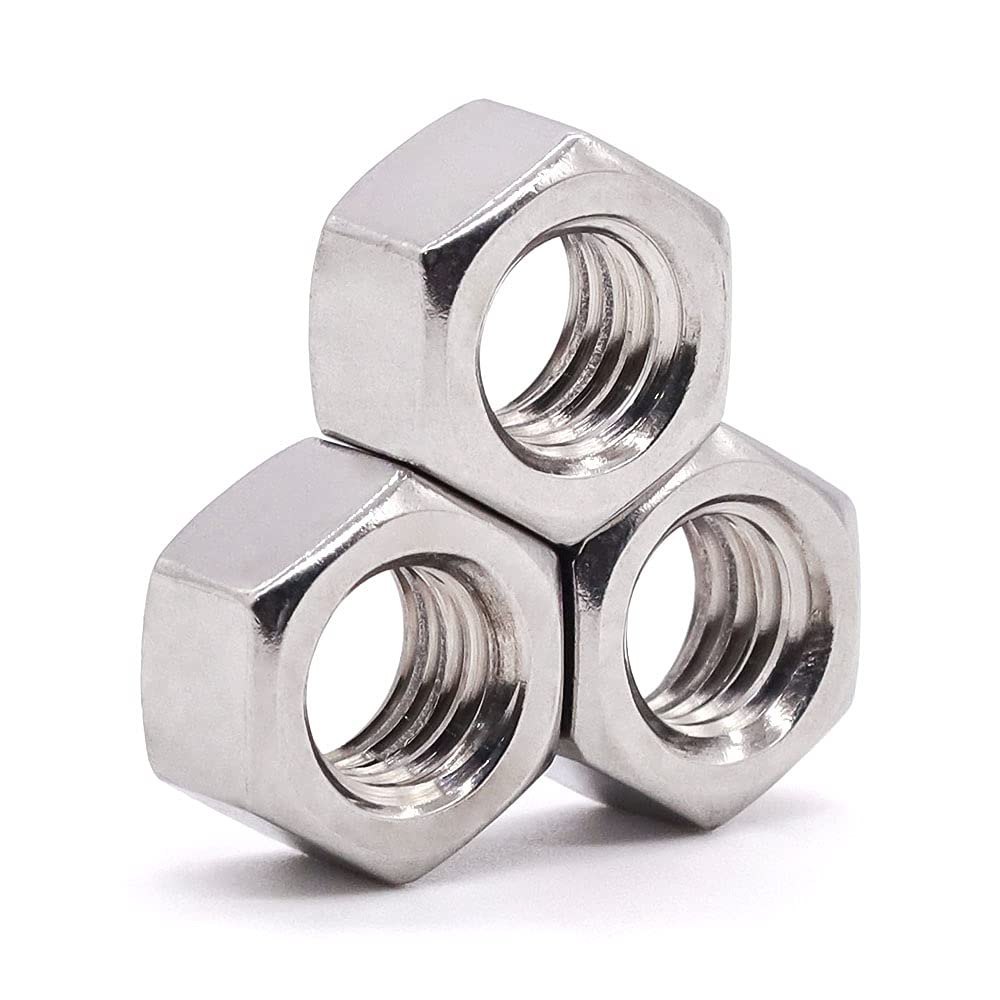 Hastelloy B3 Nuts - Alloy Hastelloy B3, M3 To M48 Sizes, Metallic Silver | Corrosion Resistant, High Temperature 900c, Polished Finish