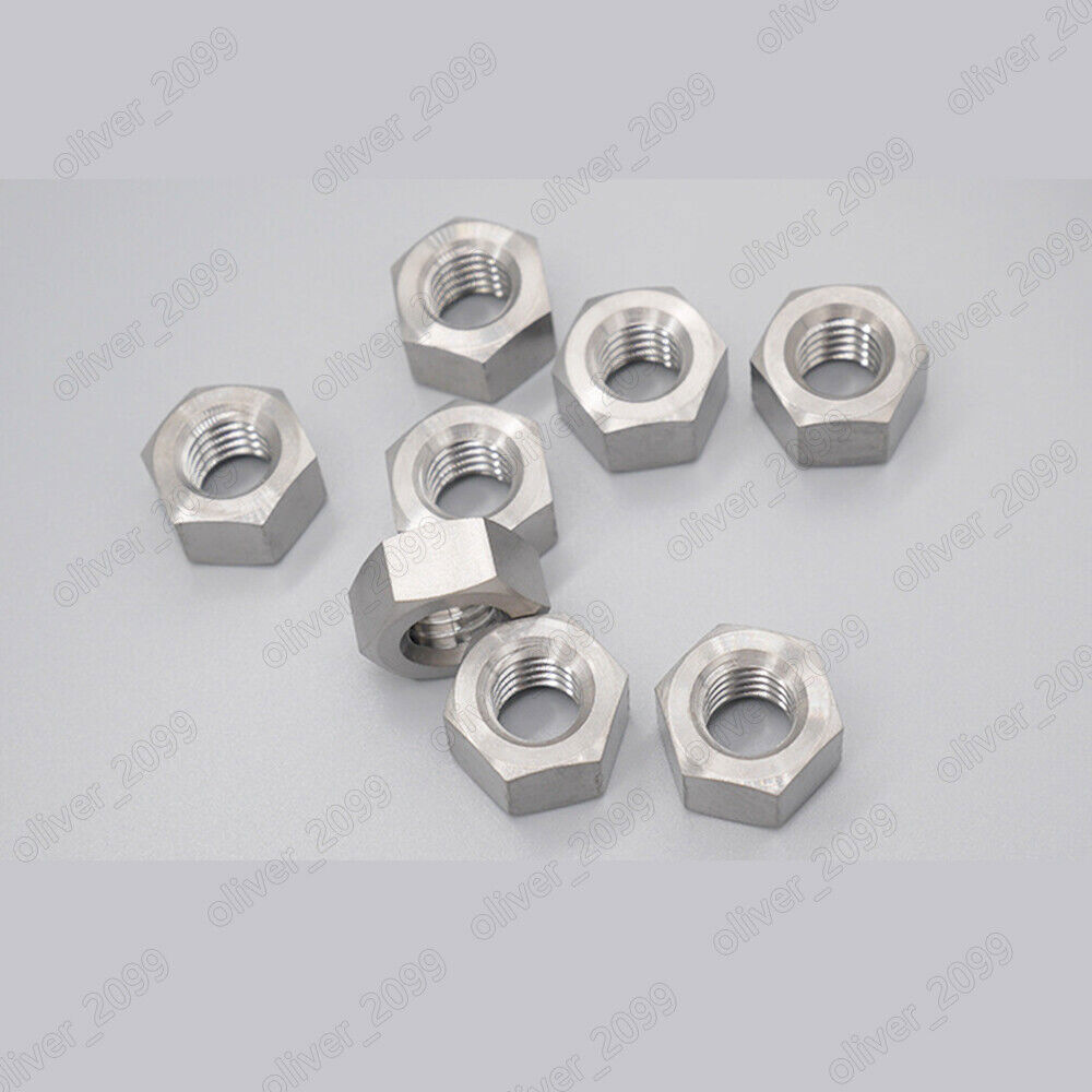 Hastelloy B3 Nuts - Alloy Hastelloy B3, M3 To M48 Sizes, Metallic Silver | Corrosion Resistant, High Temperature 900c, Polished Finish