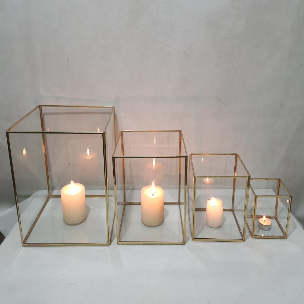 15329TL Handcrafted Metal Lanterns