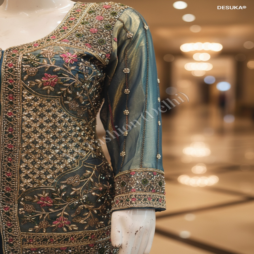 PL-20014_Boutique Style Palazzo Suit 