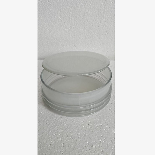 Se-3001 Bowl With Lid And Mat White Finish - Size: Standard (Approx. 15 Cm Diameter)