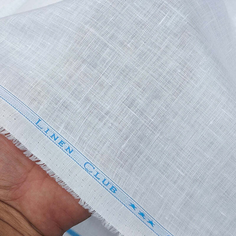 Pure White Linen Fabrics