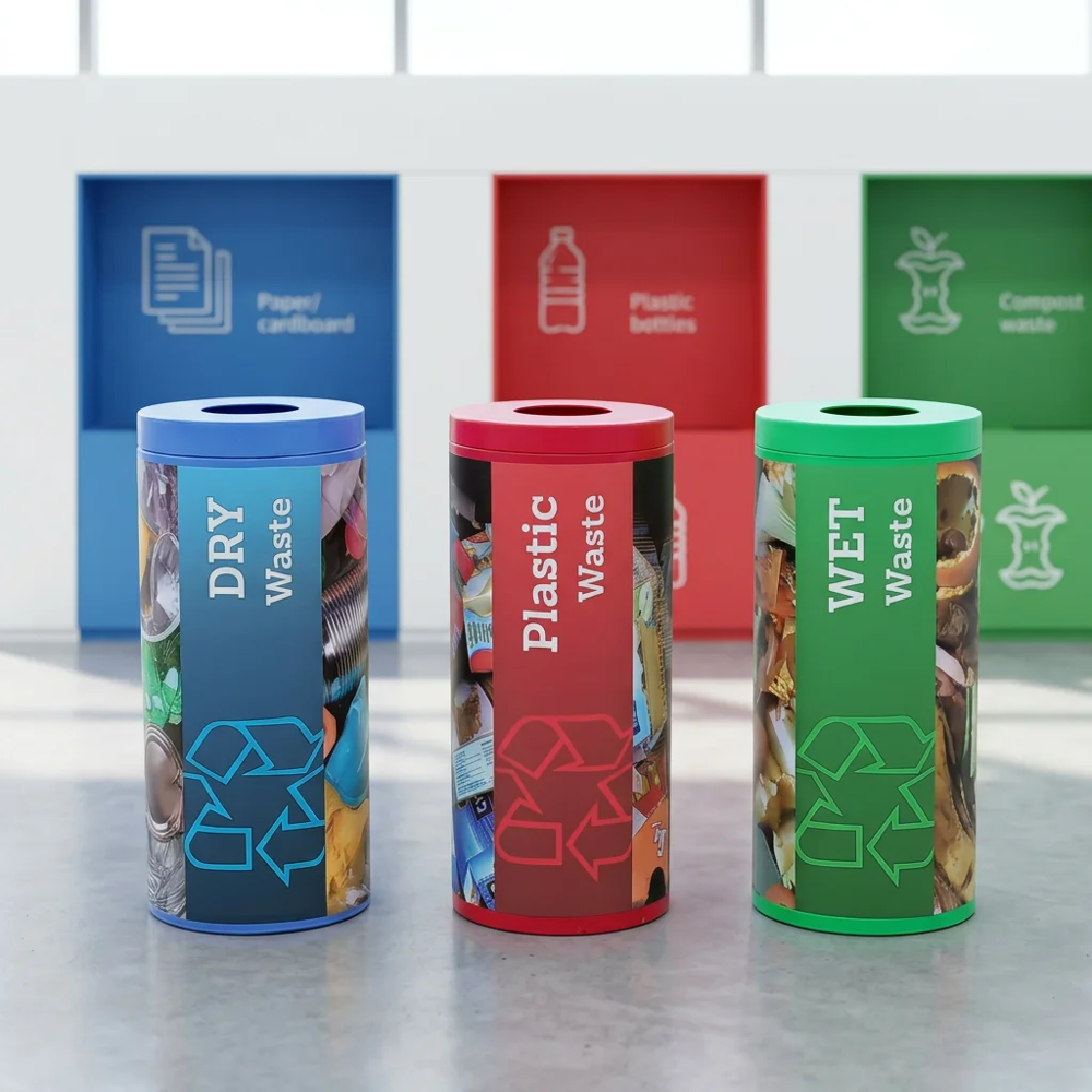 Colour Coded Bin - Application: Garbage Collection