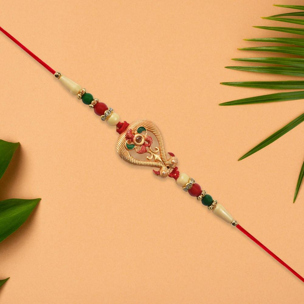 Designer Rakhi for Brother Elegant Handcrafted Protection