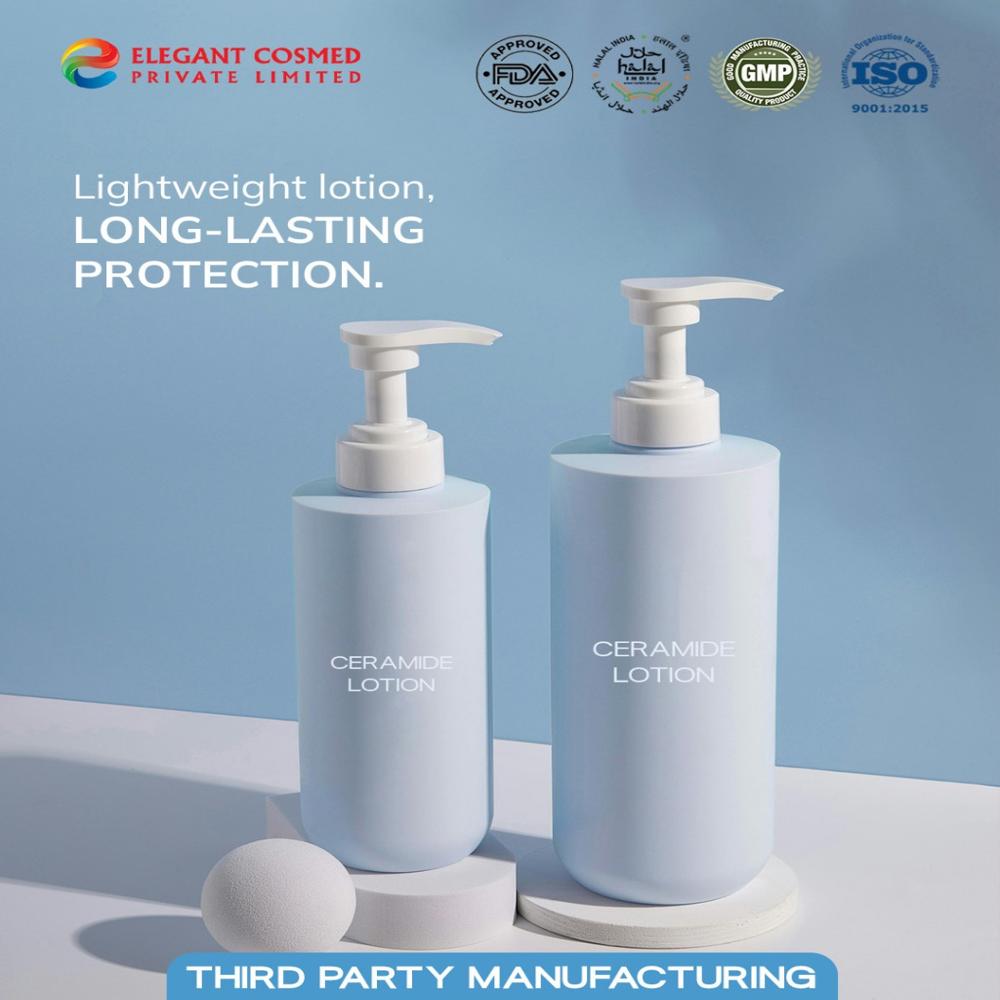 Ceramide Body Lotion Lightweight & Hydration Third Party Manufacturing