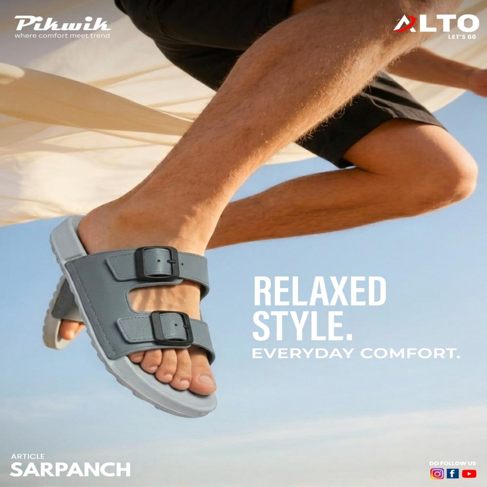 Sarpanch Slippers - Color: Tan/black