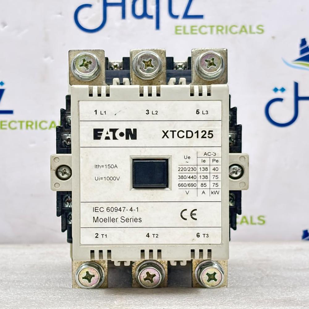 EATON XICD136H22 125A 220V AC CONTECTOR