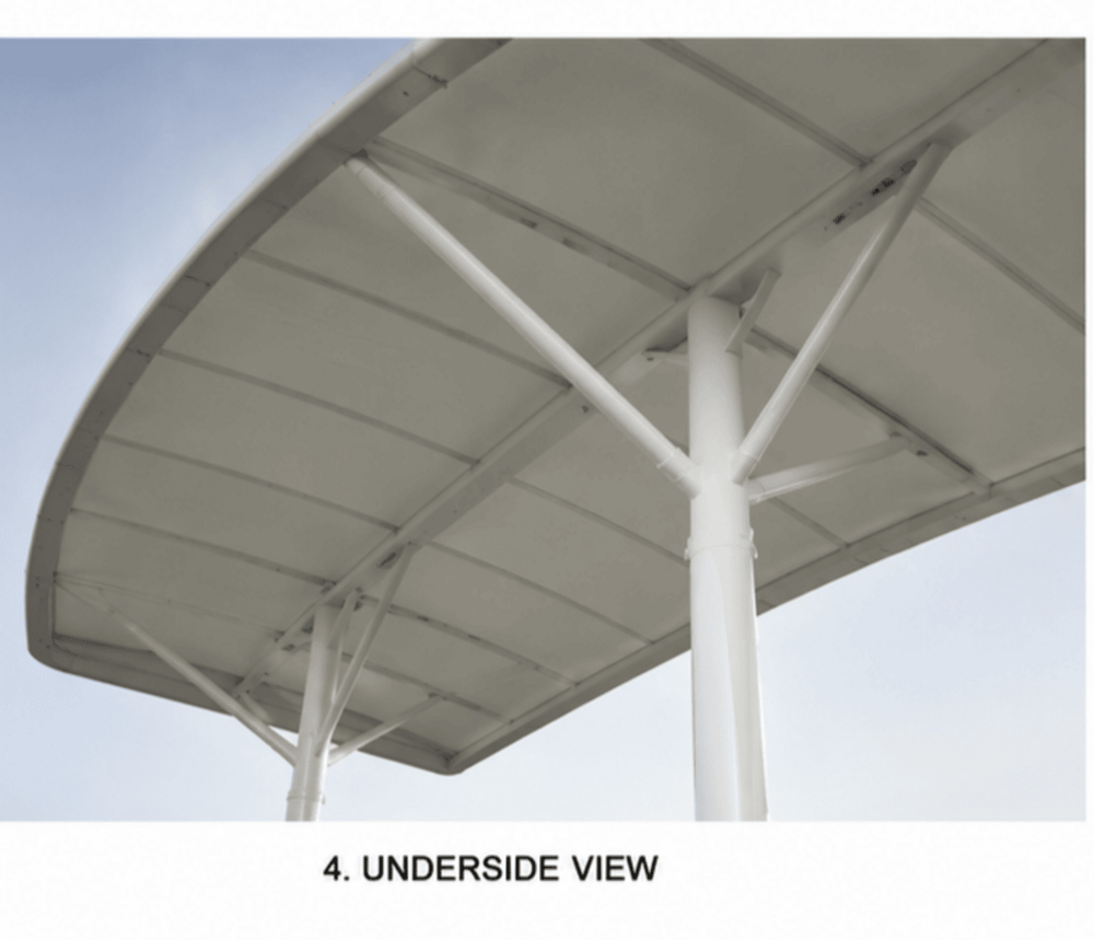 PVC Tensile Car Parking Structure