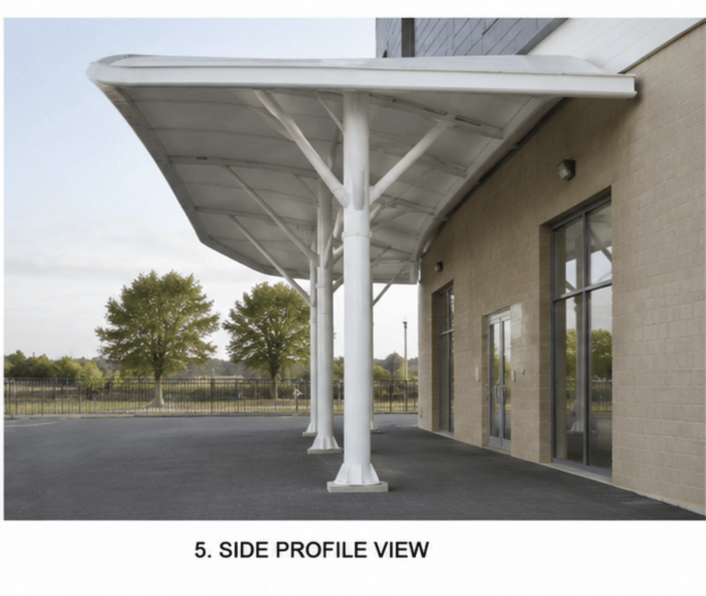 PVC Tensile Car Parking Structure