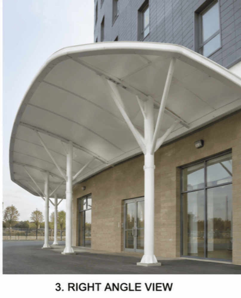 PVC Tensile Car Parking Structure