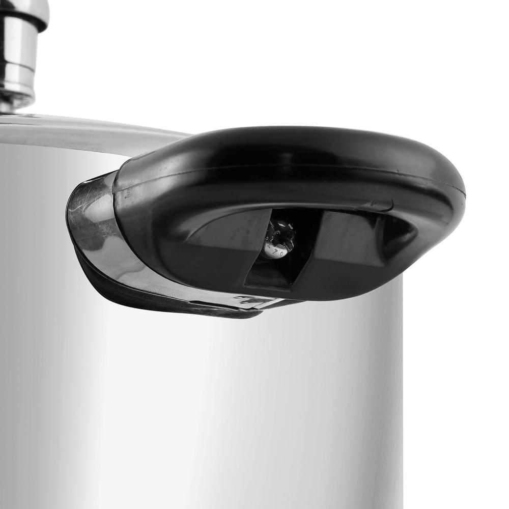 Vinod Straight Platinum Triply Stainless Steel Inner Lid Pressure Cooker - 3.5 Litre | SAS Metal | Induction Ready | ISI and CE Certified | Medium