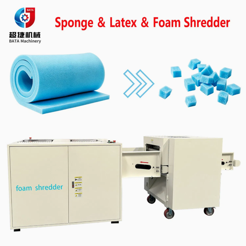 Polyurethane Pu Foam Crusher Memory Foam Shredder Latex Crushing Machine Sponge Shredding Machine - Capacity: 300 Kg/Hr