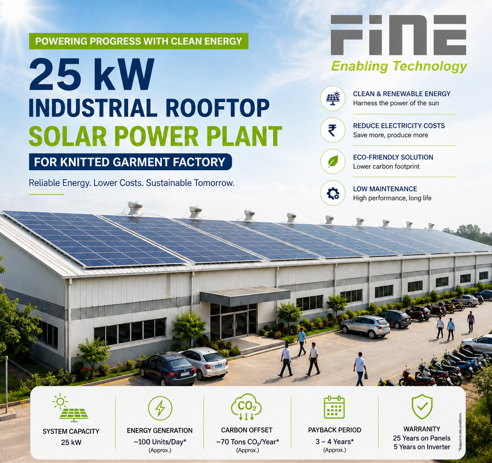 Solar Power System - Application: Industrial