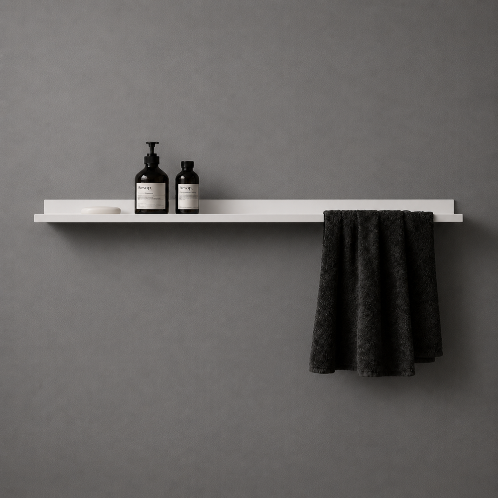 Towel Shelf With Storage