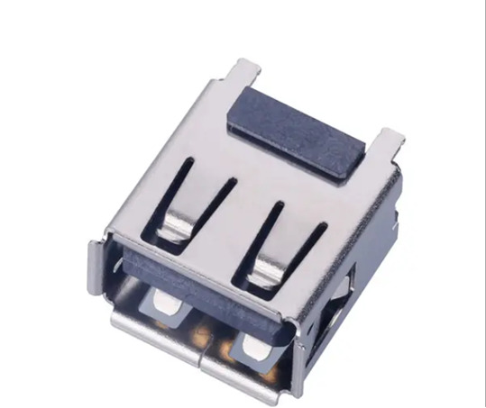 USB Connector A-F 4P DIP 180 H 13.7