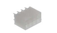 Mini-fit Jr. Vertical Header, 4.20mm Pitch, Dual Row, 8 Circuits, Without Snap-in Plastic Peg Pcb Lock, Tin, Natural