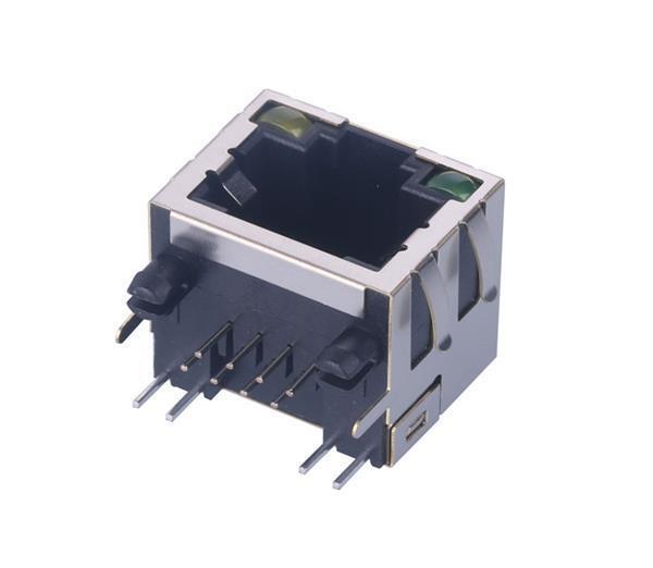 RJ45 with LED 5631-3-K6-F-L-8C-DIP90 16.415.713.1