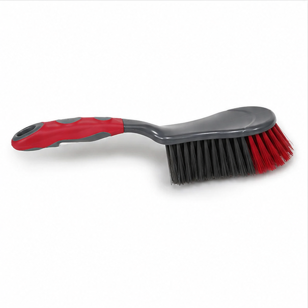 Floor Cleaning Brush - Bristle Color: Red And Black