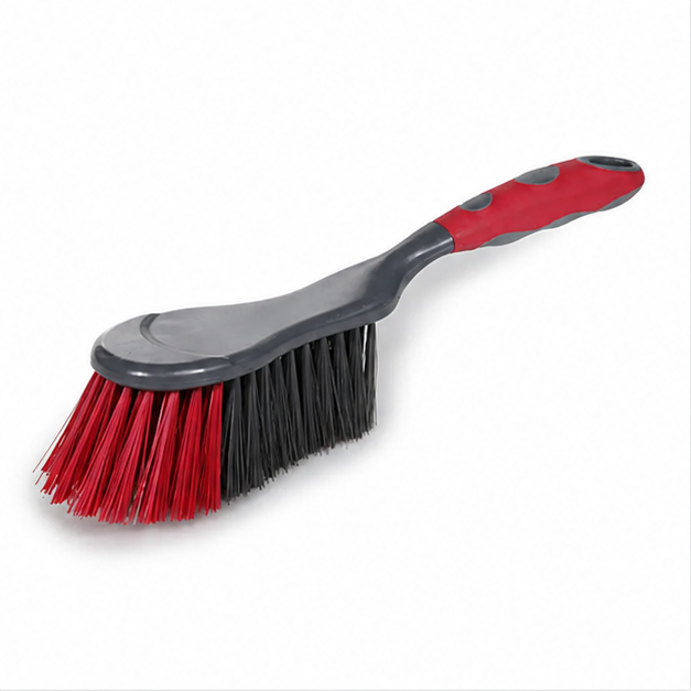 Floor Cleaning Brush - Bristle Color: Red And Black
