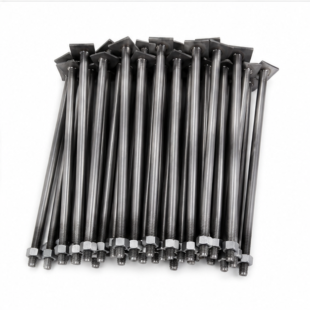 Plate Type Foundation Bolt - Diameter: 30 Mm