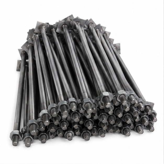 Plate Type Foundation Bolt - Diameter: 30 Mm