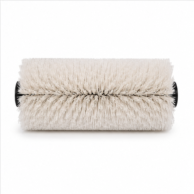 White Cleaning Roller Brush - Length: 2 Foot (Ft)
