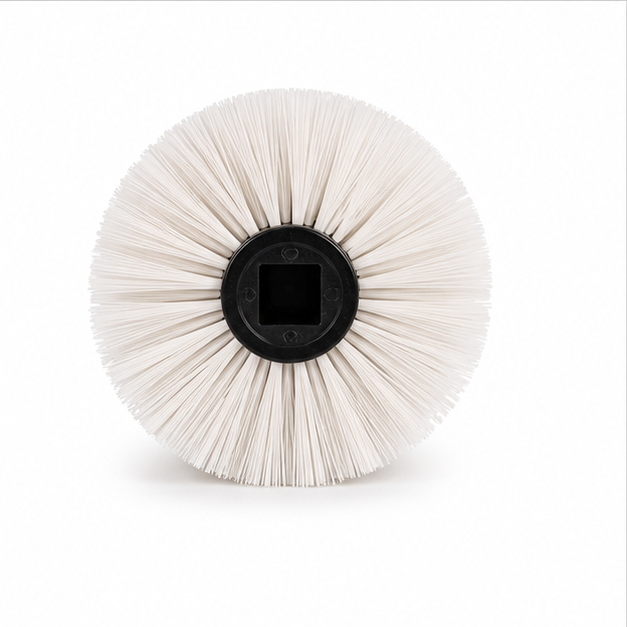 White Cleaning Roller Brush - Length: 2 Foot (Ft)