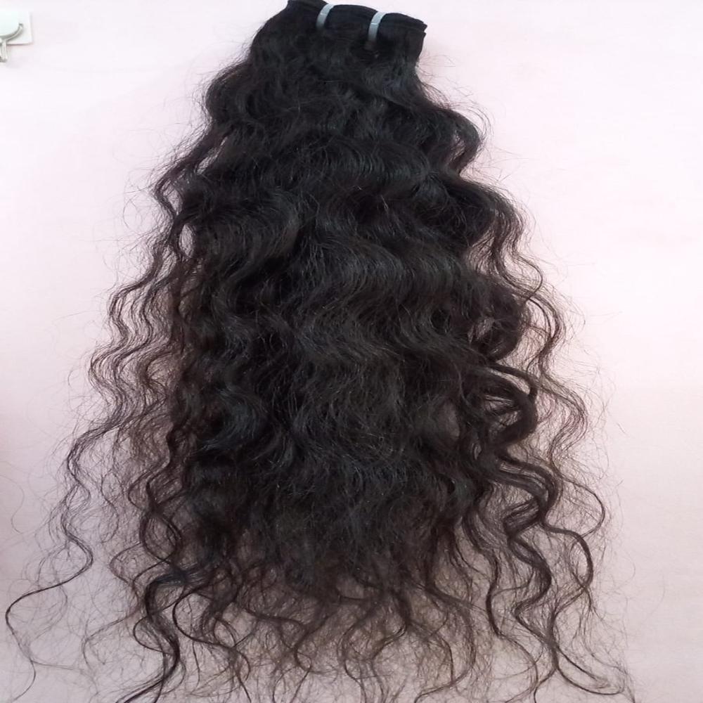 NATURAL RAW INDIAN CURLY BULK HAIR 