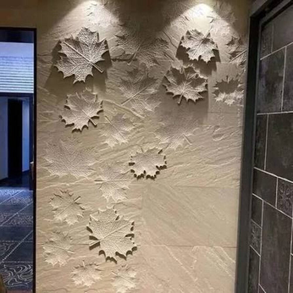 50mm Decorative Surface Textured Stone Pu Wall Panel