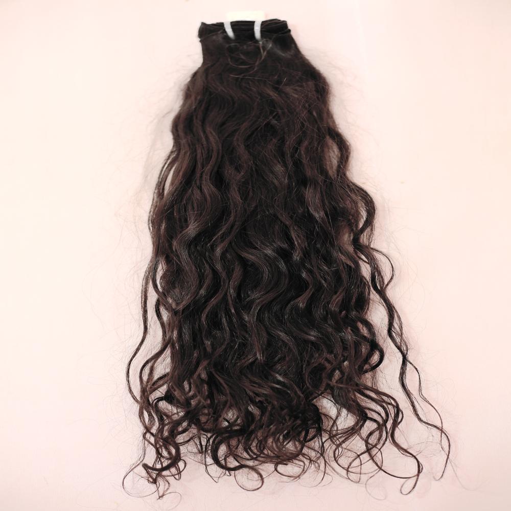 Indian Virgin Remy Human Hair Extensions 100g Pack Soft Hand Feel Machine Double Weft All Colors Suitable Brand Hair Extensions