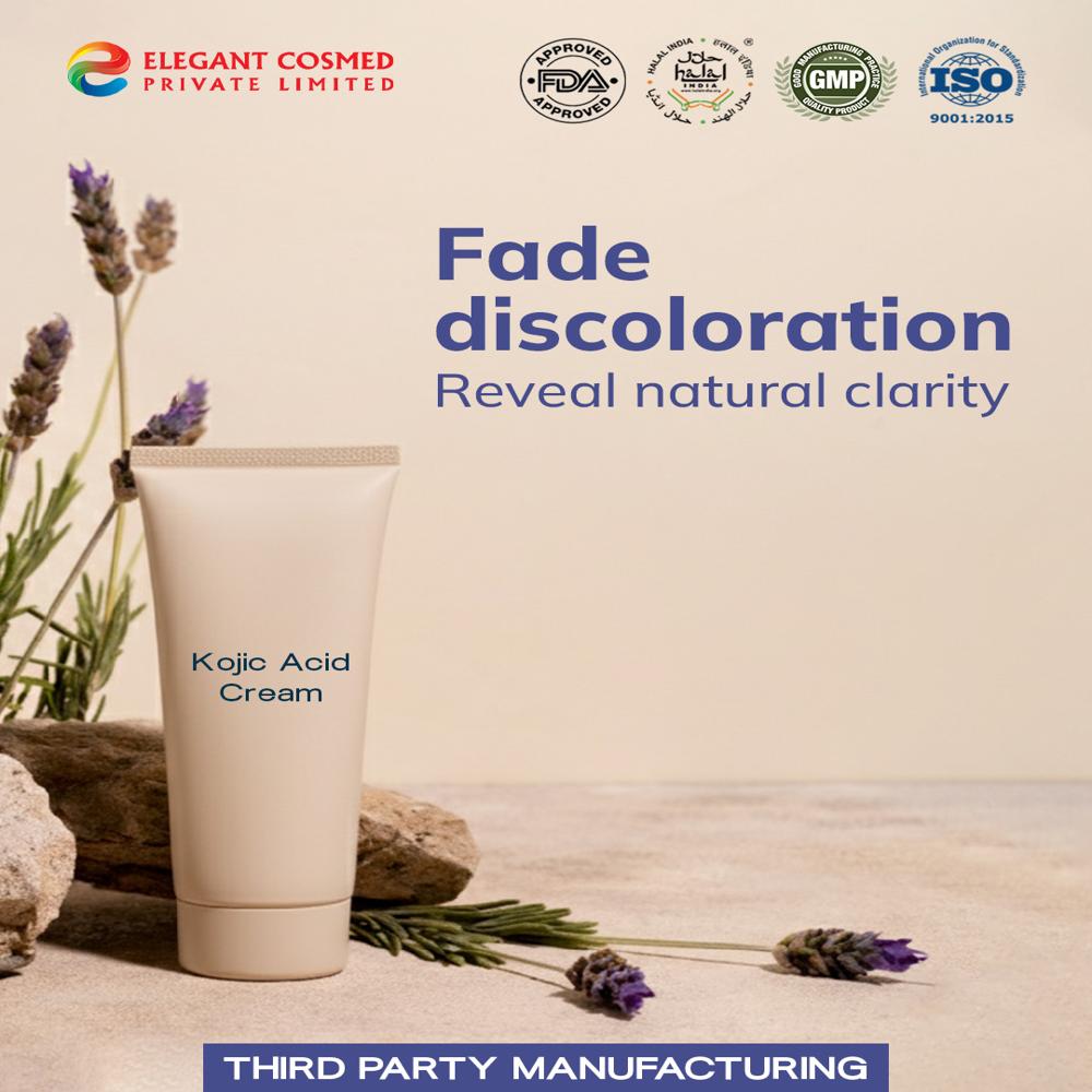 Cosmetic Kojic Acid Cream Third Party Manufacturing