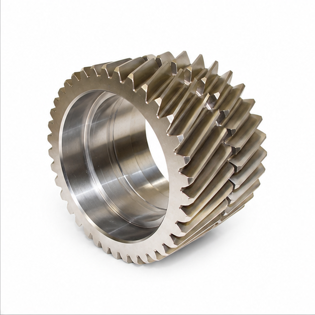 Double Helical Gears - Color: Silver