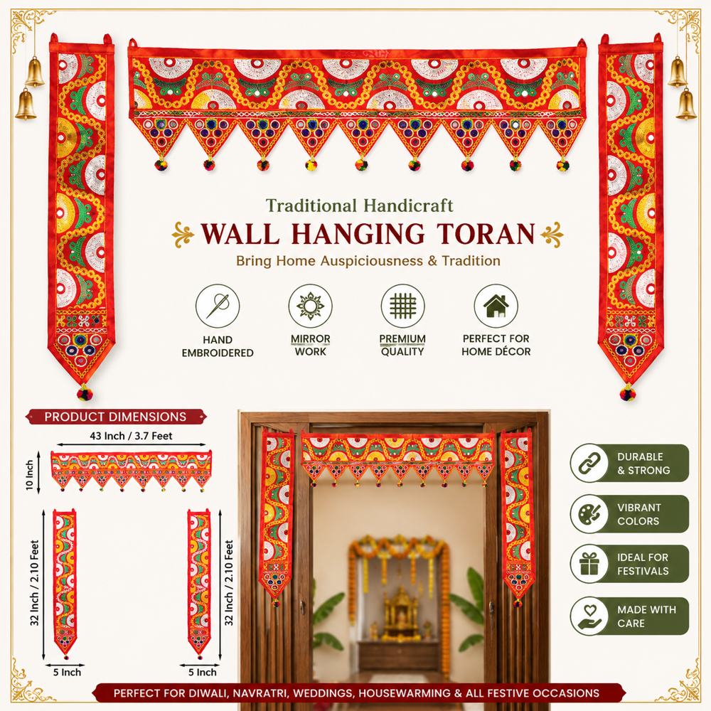 KRISHNA HANDLOOM Handmade Toran for Diwali Decoration C 21