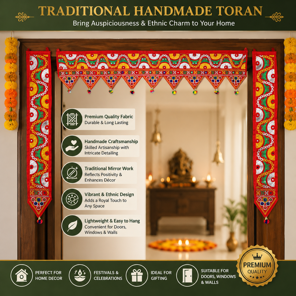 KRISHNA HANDLOOM Handmade Toran for Diwali Decoration C 21
