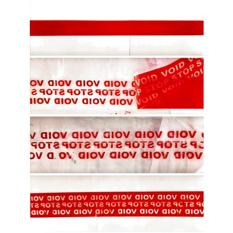 Evident Security Tamper Tape - Pvc Material, Customizable Width, Available In Different Colors, Single Side Pressure Sensitive Adhesive, Normal Elongation