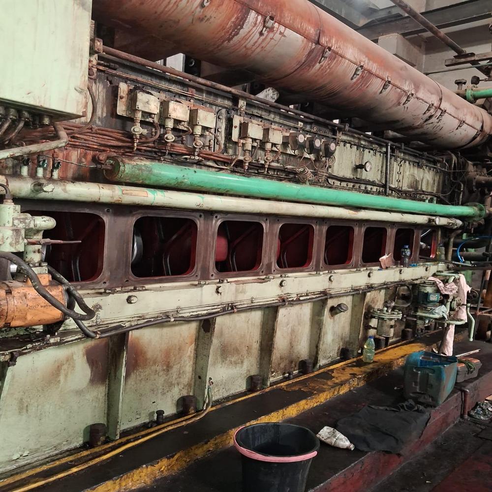 MAN 8L28/32H Crankshaft Repair of a Power Plant in Sudan