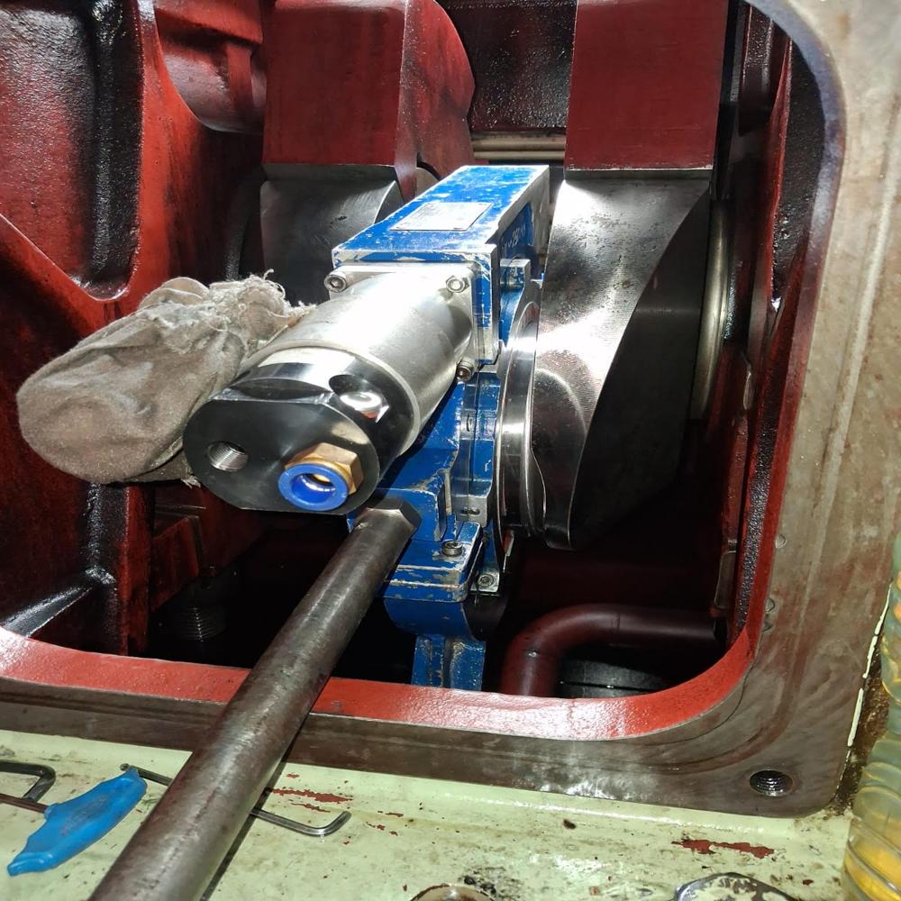 MAN 8L28/32H Crankshaft Repair of a Power Plant in Sudan