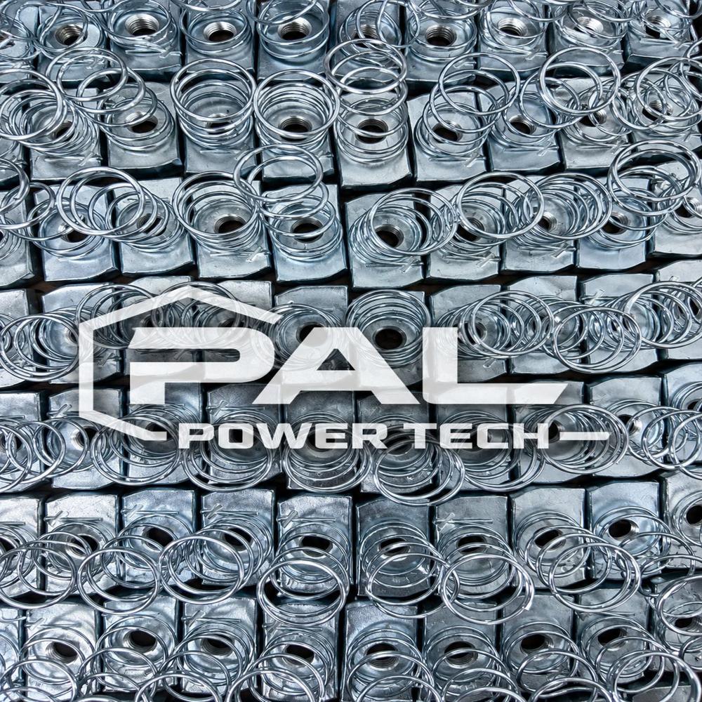 Channel Spring Nut - Color: Silver