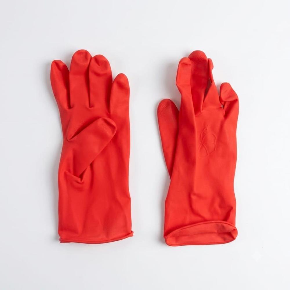 Top Mini Rubber Gloves - Color: Red