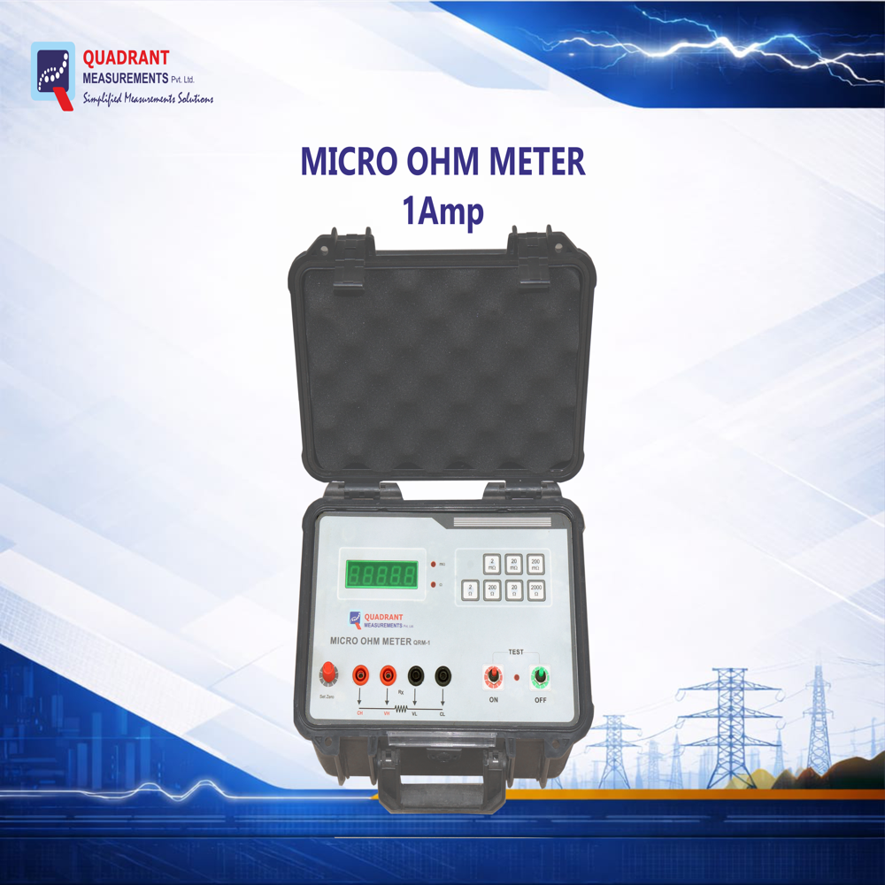 Micro Ohm Meter 1 Amp ( QRM-1 )