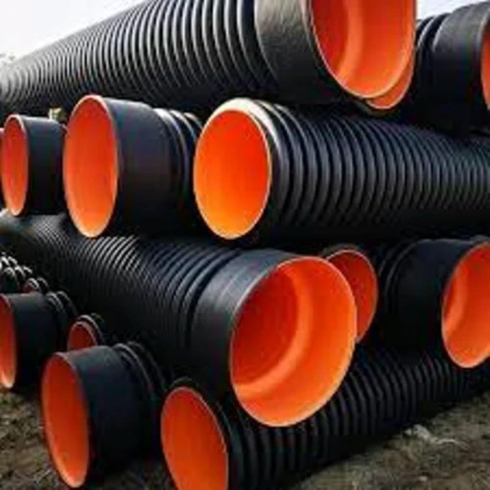 Dwc Sewage Pipe - Color: Black With Blue Inner Lining