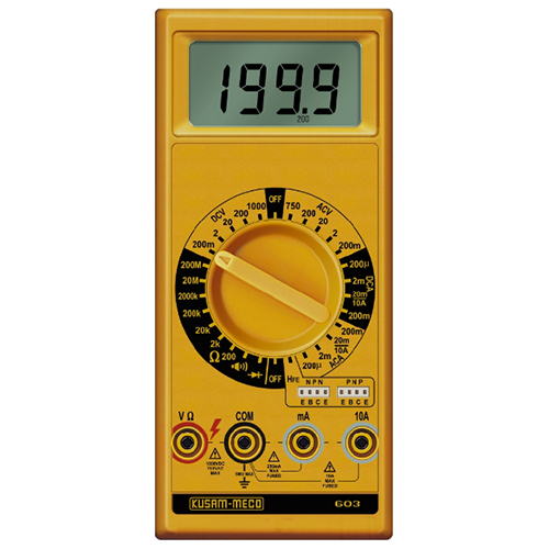 Model 603 3 Digit 1999 Counts Digital Multimeter