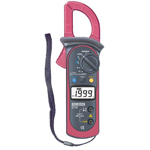 Model 2718 3 Digit 2000 Counts Digital DC AC Clamp Meter